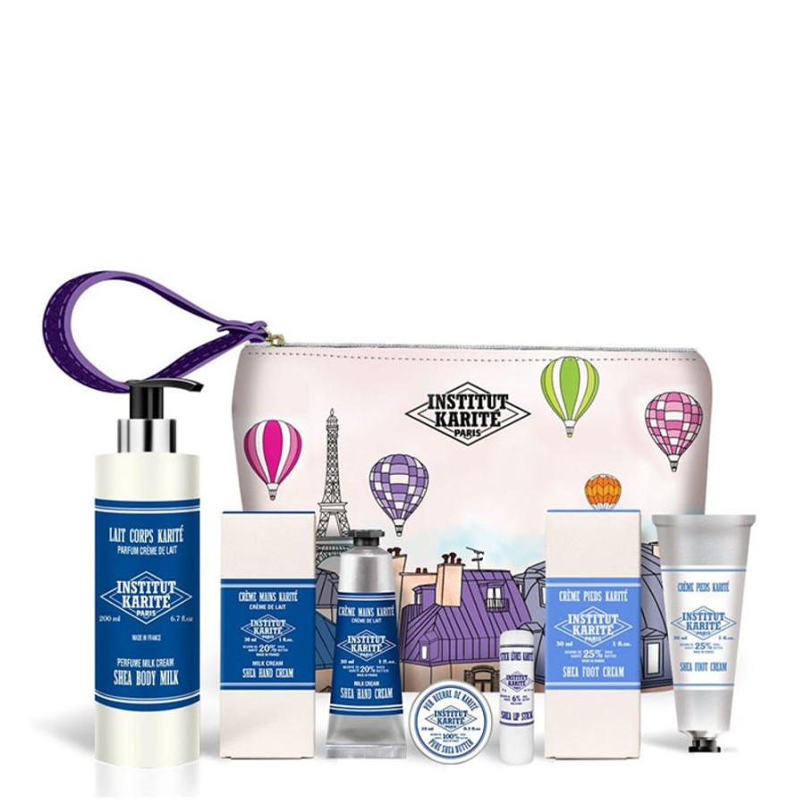 Soins Institut Karité Soin Des Mains & Pieds | Trousse Montgolfieres Creme De Lait