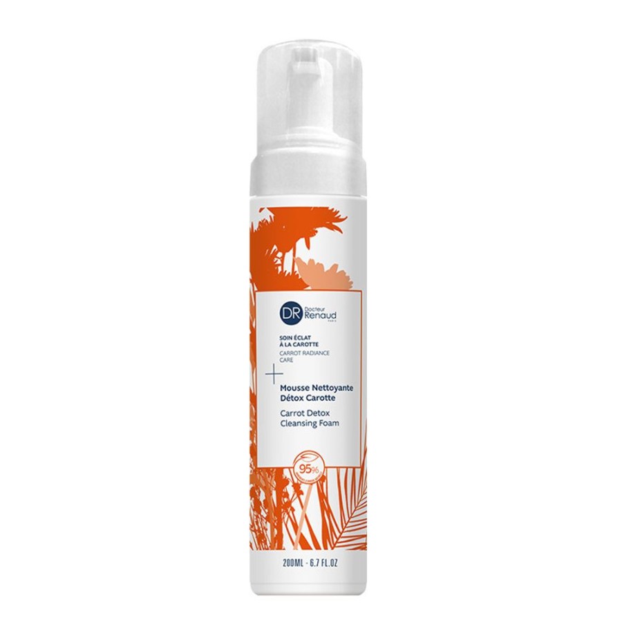 Soins Docteur Renaud Demaquillant & Nettoyant | Mousse Nettoyante Detox Carotte