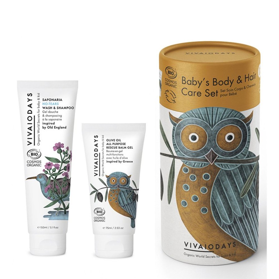 Soins Vivaiodays Soins Pour Enfants | Set Bebe Corps & Cheveux