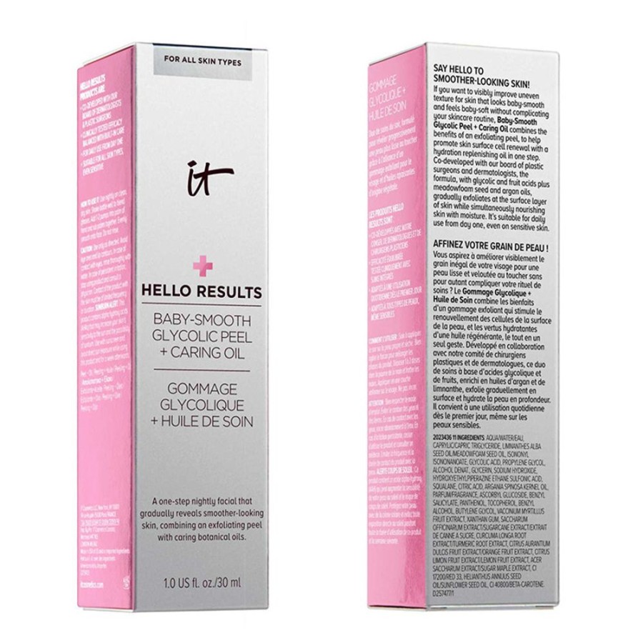 Soins IT COSMETICS Gommage & Peeling | Hello Results Gommage Glycolique + Huiles De Soin