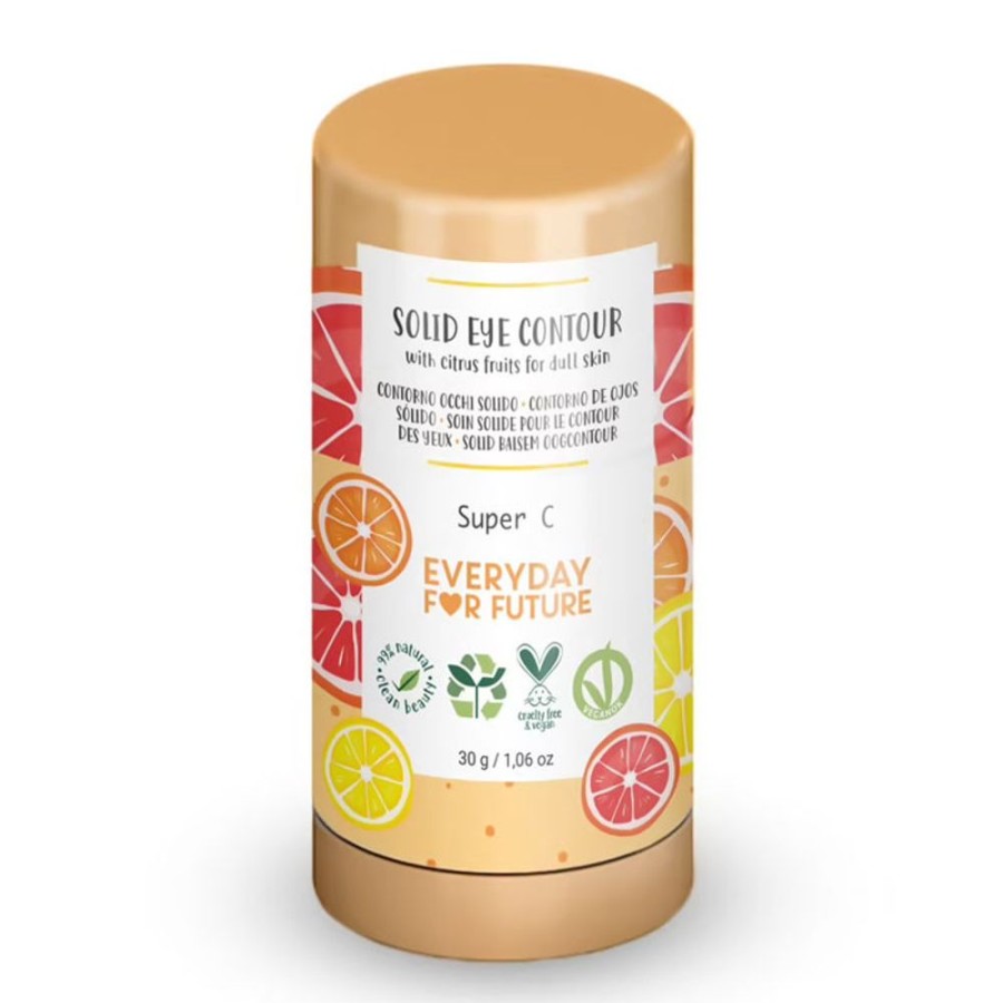 Soins Everyday for Future Soin Des Yeux & Levres | Stick Soin Regard Vitamine C Et A L'Acide Hyaluronique
