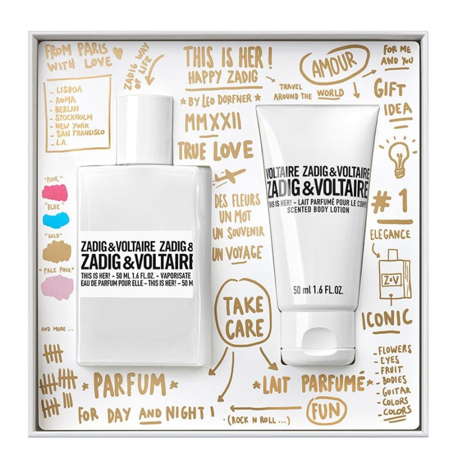 Parfums Zadig et Voltaire Coffret Femme | Coffret This Is Her!