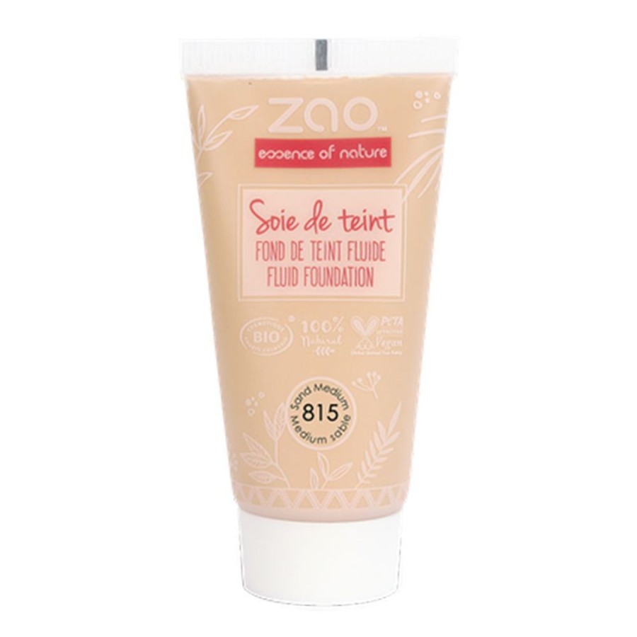 Maquillage Zao Essence of Nature Fond De Teint Fluide | Soie De Teint Recharge