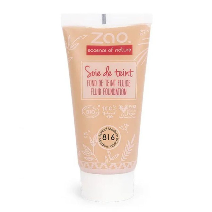 Maquillage Zao Essence of Nature Fond De Teint Fluide | Soie De Teint Recharge