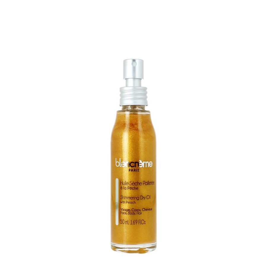 Soins BLANCREME Soin Hydratant | Huile Seche Pailletee A La Peche