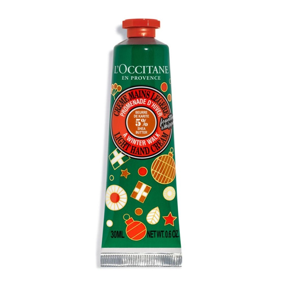 Soins L'Occitane Soin Des Mains & Pieds | Creme Mains Karite Promenade D'Hiver