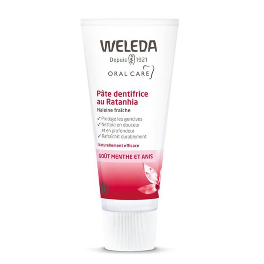 Soins Weleda Bain & Douche | Pate Dentifrice Au Ratanhia