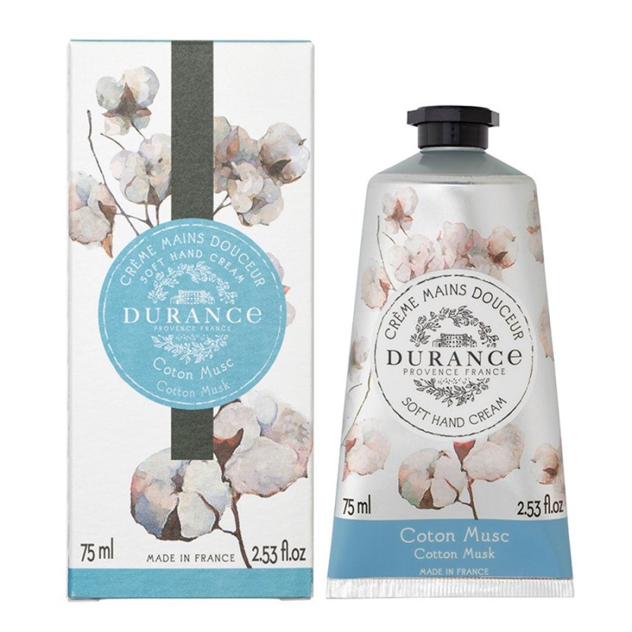 Soins DURANCE Soin Hydratant | Creme Mains Douceur Coton Musc
