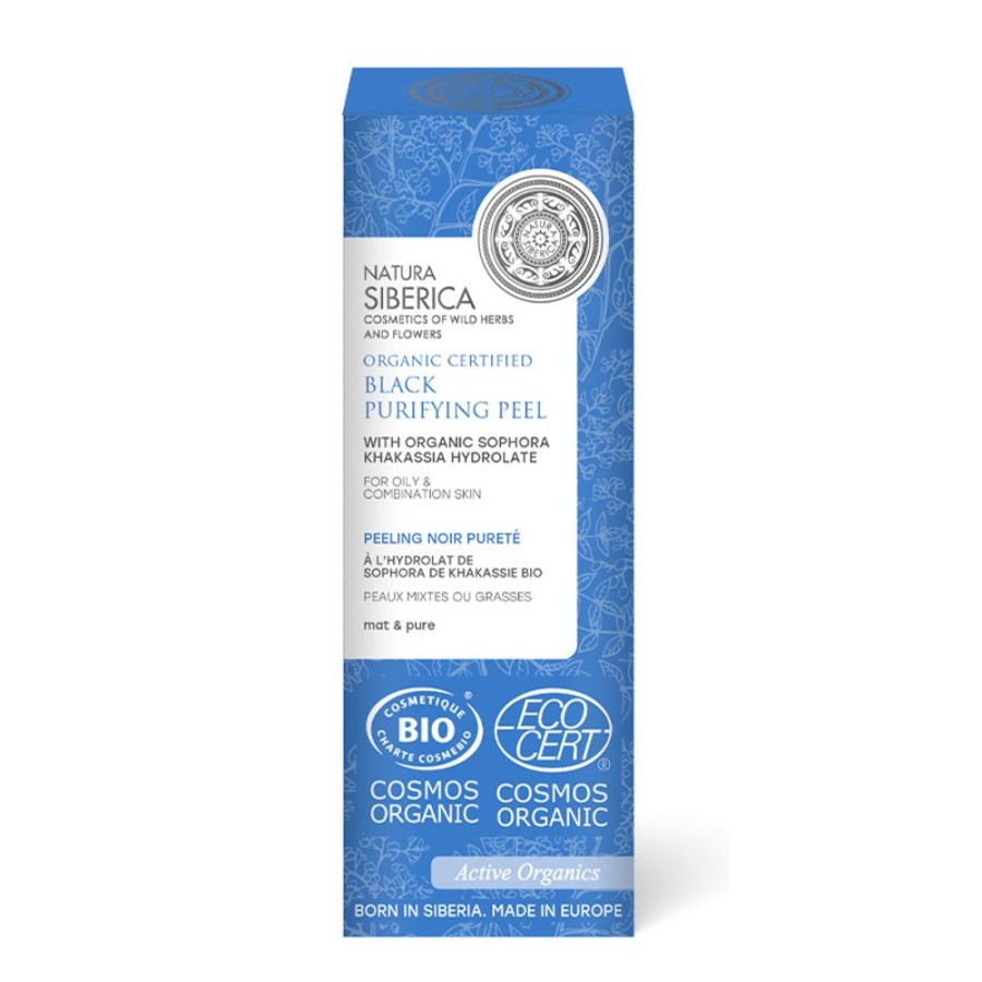 Soins Natura Siberica Masque | Masque Peeling Noir Purifiant