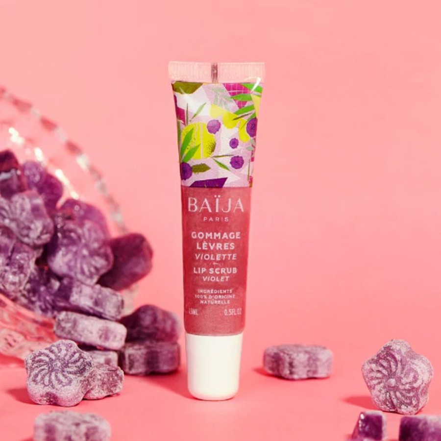Soins BaÏja Soin Des Yeux & Levres | Gommage Levres Violette