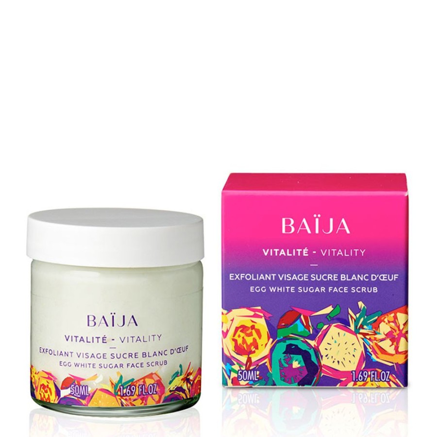Soins BaÏja Gommage & Peeling | Exfoliant Visage Sucre Blanc D'Oeuf