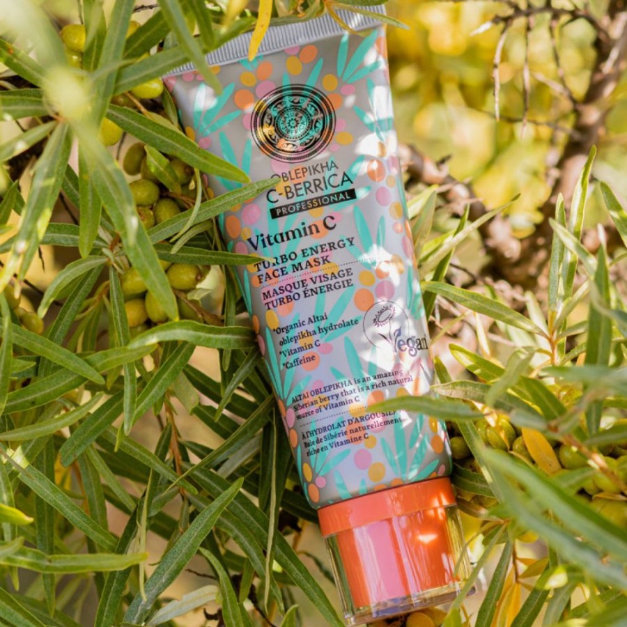 Soins Natura Siberica Masque | Masque Turbo Energie A L'Argousier