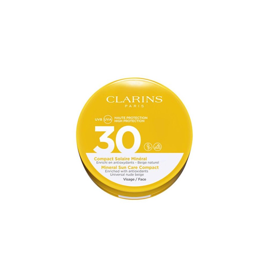 Soins Clarins Protection Solaire Visage | Compact Solaire Mineral Spf30