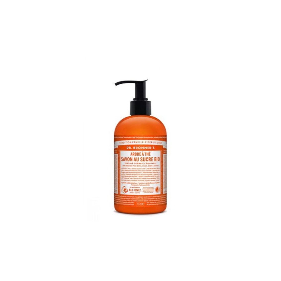 Soins Dr. Bronner's Savon Liquide | Savon Au Sucre Bio Arbre A The