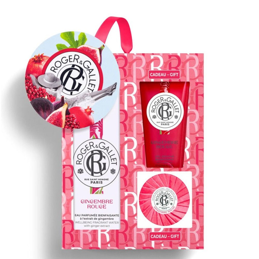 Parfums ROGER GALLET Coffret Femme | Coffret Gingembre Rouge