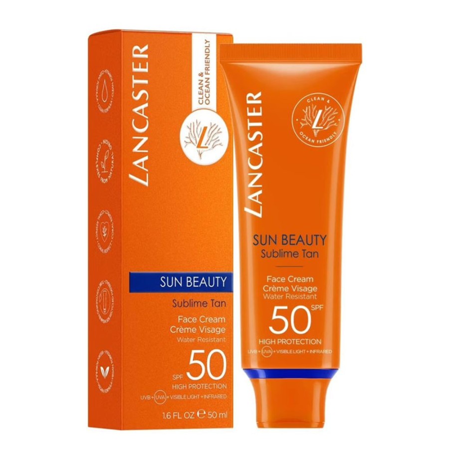 Soins Lancaster Protection Solaire Visage | Creme Confort Bronzage Lumineux Spf50